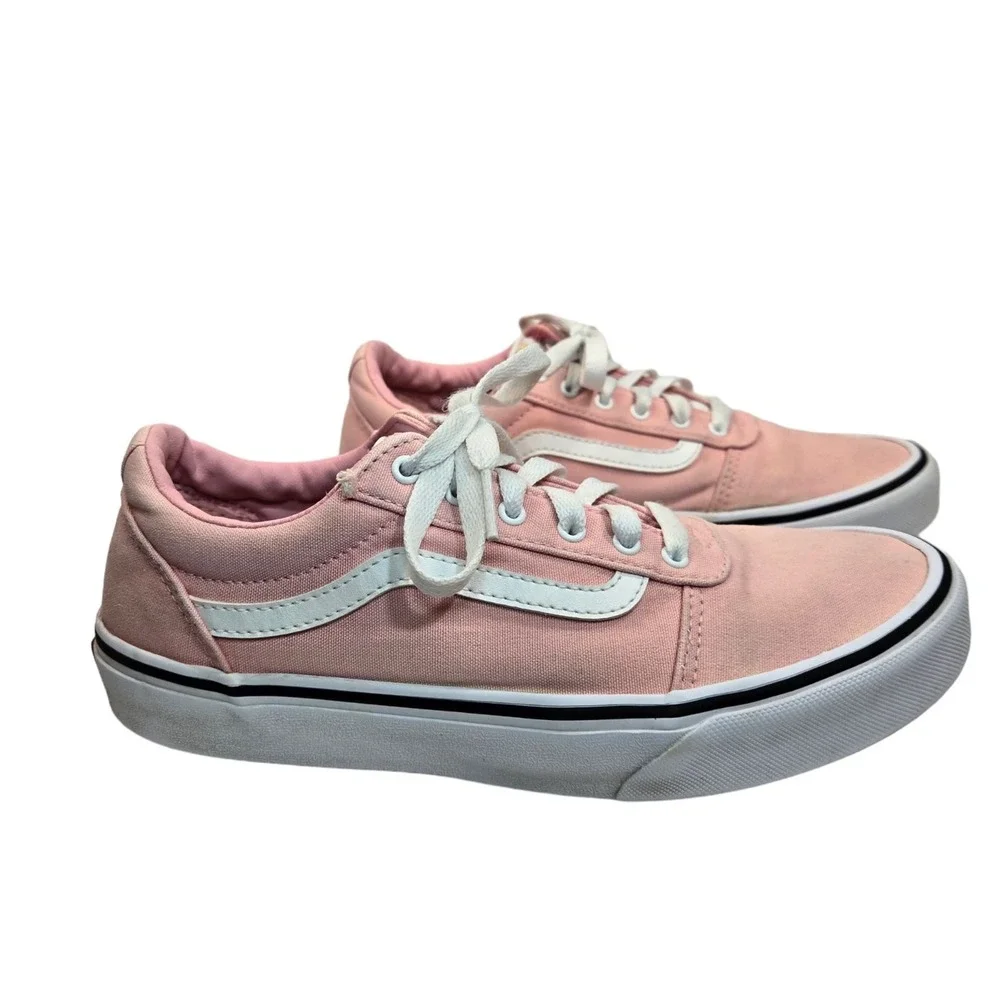 Vans Shoes Womens 6 Chalk Pink Old Skool Lace Up‎ Casual Skate Sneakers
